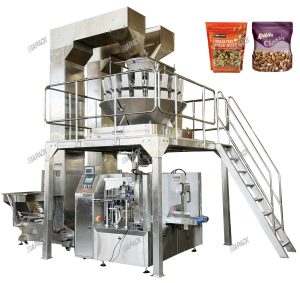 Automatic mix nuts weighing filling packaging machine