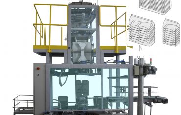 Automaattinen pehmeä pussien paalauksen tuotantolinja