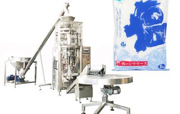 suola pystysuoran täyttötiiviste koneella, jossa on volumetrinen kuppi