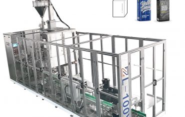 ZL100V Yksi tyhjiökammio, tiilityyppinen pussi, joka muodostaa täytteen sulkeva pakkauskone kahvijauheelle