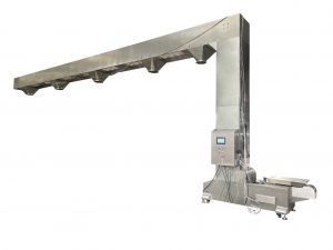 Monen täyttöpisteen ämpärisyöttöhissi