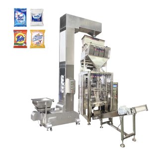 Automatic 100-500gram detergent powder bag forming filling packaging machine